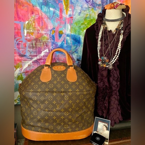 Ultra Rare LOUIS VUITTON Tote Luggage Keepall Steamer Carry on Duffle Bag Luxury - Picture 1 of 12